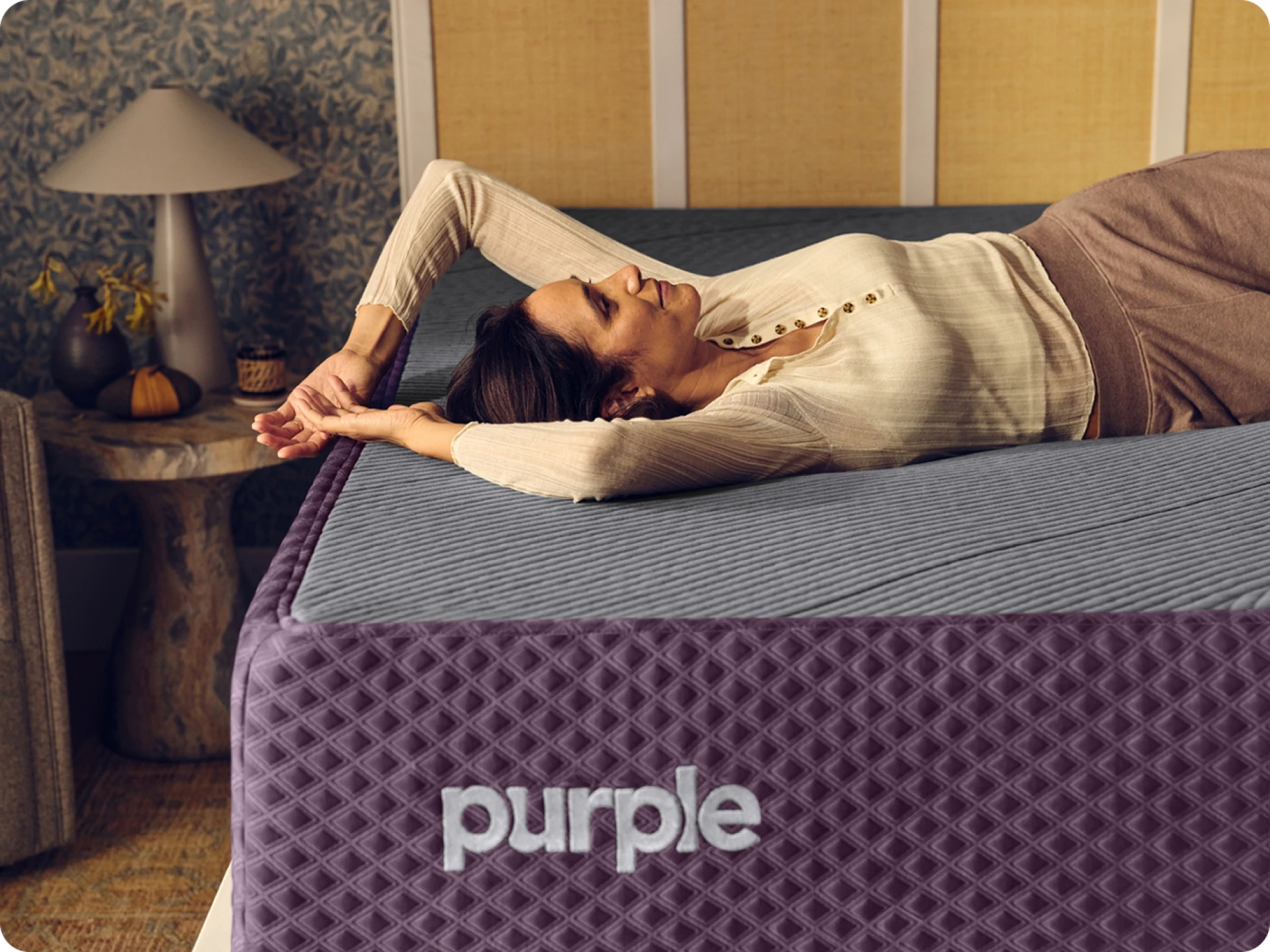 Happy sleeper on Puvendento mattress